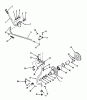 Toro 73501 (520-H) - 520-H Garden Tractor, 1993 (39000001-39999999) Ersatzteile PTO CLUTCH AND CONTROL
