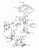 Toro 73501 (520-H) - 520-H Garden Tractor, 1993 (39000001-39999999) Ersatzteile SHEET METAL AND COVERS #3
