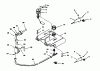 Toro 73501 (520-H) - 520-H Garden Tractor, 1993 (39000001-39999999) Ersatzteile THROTTLE CHOKE AND FUEL CONTROLS