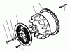 Toro 73501 (520-H) - 520-H Garden Tractor, 1994 (49000001-49999999) Ersatzteile BLOWER SCREEN & RING