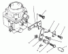 Toro 73501 (520-H) - 520-H Garden Tractor, 1994 (49000001-49999999) Ersatzteile CHOKE CONTROL (FRONT PULL)