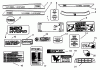 Toro 73501 (520-H) - 520-H Garden Tractor, 1994 (49000001-49999999) Ersatzteile DECALS