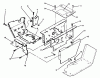 Toro 73501 (520-H) - 520-H Garden Tractor, 1994 (49000001-49999999) Ersatzteile HOODSTAND ASSEMBLY