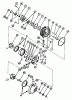 Toro 73501 (520-H) - 520-H Garden Tractor, 1994 (49000001-49999999) Ersatzteile HYDRAULIC PUMP AND MOTOR