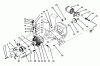 Toro 73501 (520-H) - 520-H Garden Tractor, 1994 (49000001-49999999) Ersatzteile HYDROSTATIC TRANSMISSION