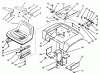 Toro 73501 (520-H) - 520-H Garden Tractor, 1994 (49000001-49999999) Ersatzteile SEAT, FENDER AND FENDER SUPPORTS