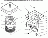 Toro 73502 (520-H) - 520-H Garden Tractor, 1996 (6900001-6999999) Ersatzteile AIR CLEANER