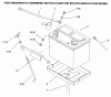 Toro 73502 (520-H) - 520-H Garden Tractor, 1996 (6900001-6999999) Ersatzteile BATTERY