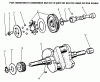 Toro 73502 (520-H) - 520-H Garden Tractor, 1996 (6900001-6999999) Ersatzteile CAM & CRANKSHAFTS