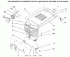 Toro 73502 (520-H) - 520-H Garden Tractor, 1996 (6900001-6999999) Ersatzteile HOOD AND GRILLE