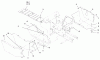 Toro 73502 (520-H) - 520-H Garden Tractor, 1997 (7900001-7999999) Ersatzteile FOOTREST & HOODSTAND SIDE COVERS