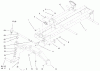 Toro 73502 (520-H) - 520-H Garden Tractor, 1997 (7900001-7999999) Ersatzteile FRAME FRONT AXLE