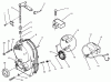 Toro 73502 (520-H) - 520-H Garden Tractor, 1997 (7900001-7999999) Ersatzteile GEAR CASE & IGNITION CONTROLS