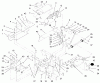 Toro 73502 (520-H) - 520-H Garden Tractor, 1997 (7900001-7999999) Ersatzteile HOODSTAND, CONSOLE