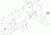 Toro 73502 (520-H) - 520-H Garden Tractor, 1997 (7900001-7999999) Ersatzteile HYDRO DRIVE, PARKING BRAKE