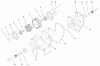 Toro 73502 (520-H) - 520-H Garden Tractor, 1997 (7900001-7999999) Ersatzteile HYDROSTATIC TRANSMISSION #1