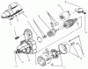 Toro 73502 (520-H) - 520-H Garden Tractor, 1997 (7900001-7999999) Ersatzteile STARTER
