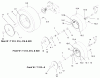 Toro 73502 (520-H) - 520-H Garden Tractor, 1997 (7900001-7999999) Ersatzteile WHEEL ASSEMBLIES