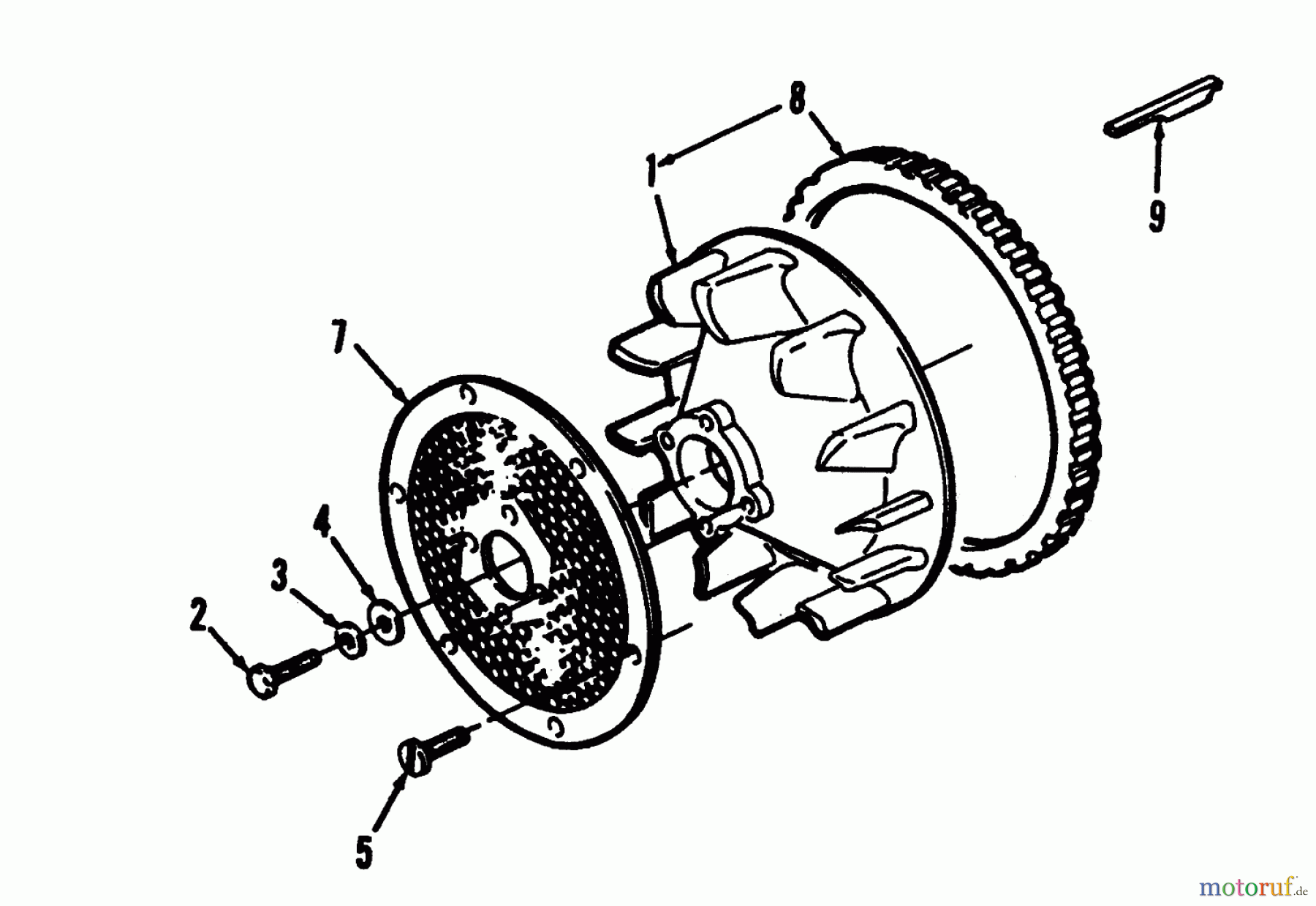 Toro Neu Mowers, Lawn & Garden Tractor Seite 1 73520 (520-H) - Toro 520-H Garden Tractor, 1993 (39000001-39999999) BLOWER WHEEL WITH SCREEN