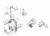 Toro 73520 (520-H) - 520-H Garden Tractor, 1993 (39000001-39999999) Ersatzteile GEARCASE, IGNITION CONTROL, ALTERNATOR AND REGULATOR