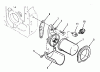 Toro 73520 (520-H) - 520-H Garden Tractor, 1993 (39000001-39999999) Ersatzteile OIL FILTER AND LOW OIL PRESSURE CUT-OFF SWITCH