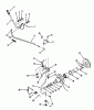 Toro 73520 (520-H) - 520-H Garden Tractor, 1993 (39000001-39999999) Ersatzteile PTO CLUTCH AND CONTROL