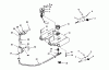 Toro 73520 (520-H) - 520-H Garden Tractor, 1993 (39000001-39999999) Ersatzteile THROTTLE CHOKE AND FUEL CONTROLS