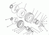 Toro 73520 (520-H) - 520-H Garden Tractor, 1993 (39000001-39999999) Ersatzteile WHEELS AND TIRES