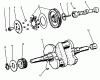 Toro 73520 (520-H) - 520-H Garden Tractor, 1994 (4900001-4999999) Ersatzteile CAMSHAFT & CRANKSHAFT