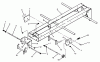 Toro 73520 (520-H) - 520-H Garden Tractor, 1994 (4900001-4999999) Ersatzteile FRONT & SIDE HITCH ASSEMBLY