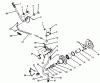 Toro 73520 (520-H) - 520-H Garden Tractor, 1994 (4900001-4999999) Ersatzteile PTO CLUTCH & CONTROL