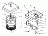 Toro 73520 (520-H) - 520-H Garden Tractor, 1995 (5900178-5999999) Ersatzteile AIR CLEANER