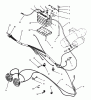 Toro 73520 (520-H) - 520-H Garden Tractor, 1995 (5900178-5999999) Ersatzteile BATTERY & HEADLIGHTS ASSEMBLY