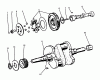 Toro 73520 (520-H) - 520-H Garden Tractor, 1995 (5900178-5999999) Ersatzteile CAMSHAFT & CRANKSHAFT