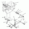 Toro 73520 (520-H) - 520-H Garden Tractor, 1995 (5900178-5999999) Ersatzteile HYDROSTATIC LIFT LINKAGE