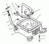 Toro 73520 (520-H) - 520-H Garden Tractor, 1995 (5900178-5999999) Ersatzteile OIL FILL TUBE, BRACKET & BASE
