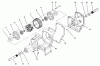Toro 73521 (520-H) - 520-H Garden Tractor, 1997 (7900001-7999999) Ersatzteile HYDROSTATIC TRANSMISSION #1