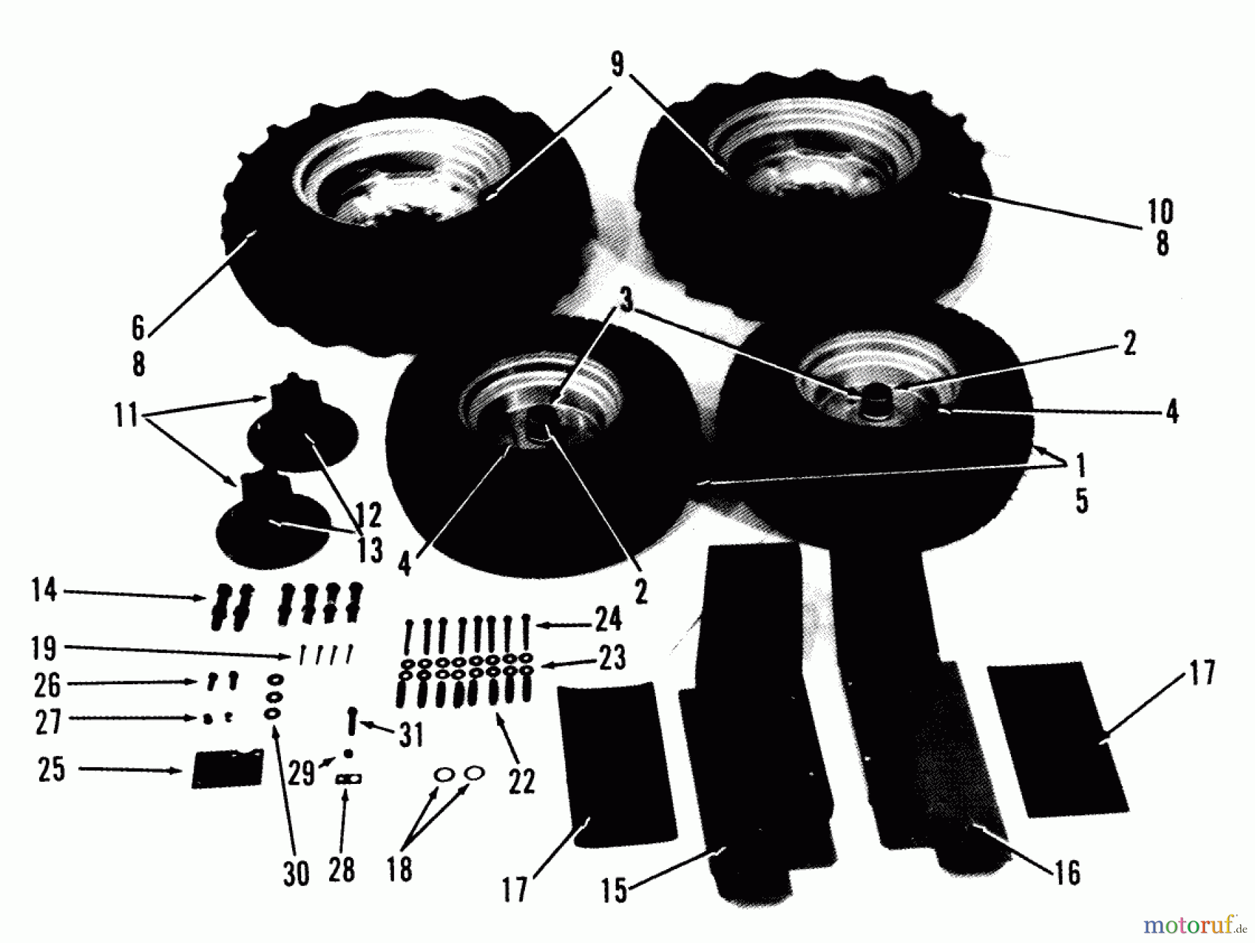 Toro Neu Accessories 82823 - Toro Tilling Kit, 1987 PARTS LIST FOR AG TRACTOR KIT FACTORY ORDER NO. 82823