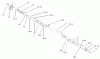 Toro 73542 (520xi) - 520xi Garden Tractor, 2003 (230000001-230999999) Ersatzteile DRIVE SHAFT ASSEMBLY