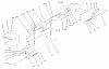 Toro 73542 (520xi) - 520xi Garden Tractor, 2003 (230000001-230999999) Ersatzteile HYDRO LIFT LOWER ASSEMBLY