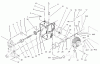 Toro 73542 (520xi) - 520xi Garden Tractor, 2003 (230000001-230999999) Ersatzteile HYDRO TRANSAXLE ASSEMBLY
