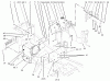 Toro 73542 (520xi) - 520xi Garden Tractor, 2003 (230000001-230999999) Ersatzteile STEERING TOWER AND FUEL TANK SUPPORT ASSEMBLY