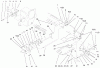 Toro 73545 (520Lxi) - 520Lxi Garden Tractor, 1998 (8900001-8999999) Ersatzteile ATTACH A MATIC AND HITCH ASSEMBLY