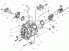 Toro 73545 (520Lxi) - 520Lxi Garden Tractor, 1998 (8900001-8999999) Ersatzteile CRANKCASE ASSEMBLY