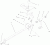 Toro 73545 (520Lxi) - 520Lxi Garden Tractor, 1998 (8900001-8999999) Ersatzteile HI-LO SHIFT ASSEMBLY
