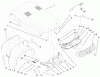 Toro 73545 (520Lxi) - 520Lxi Garden Tractor, 1998 (8900001-8999999) Ersatzteile HOOD & HEADLIGHT ASSEMBLY