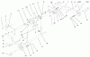Toro 73545 (520Lxi) - 520Lxi Garden Tractor, 1998 (8900001-8999999) Ersatzteile HYDRO LIFT LOWER ASSEMBLY