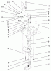 Toro 73545 (520Lxi) - 520Lxi Garden Tractor, 1998 (8900001-8999999) Ersatzteile LOWER POWER STEERING ASSEMBLY