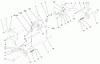 Toro 73580 (520Lxi) - 520Lxi Garden Tractor, 1999 (9900001-9999999) Ersatzteile LOWER HYDRO LIFT ASSEMBLY