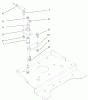 Toro 73580 (520Lxi) - 520Lxi Garden Tractor, 2000 (200000001-200999999) Ersatzteile FRONT SMART TURN ASSEMBLY